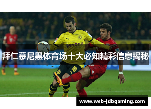 拜仁慕尼黑体育场十大必知精彩信息揭秘